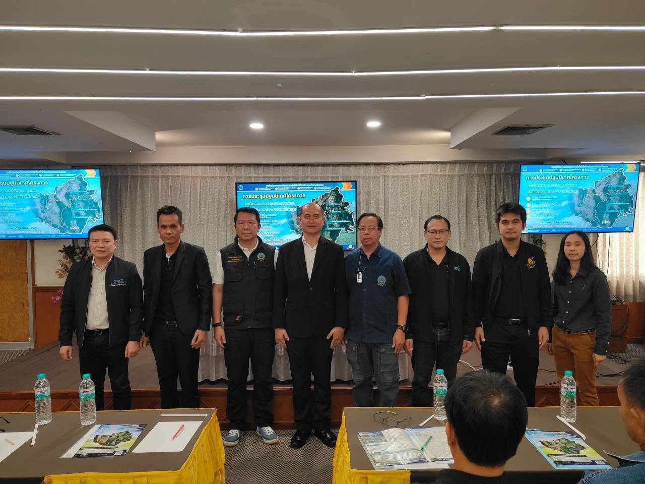 การประชุมปฐมนิเทศโครงการ โครงการอ่างเก็บน้ำในพื้นที่จังหวัดพะเยา จำนวน 4 โครงการ ฯ
